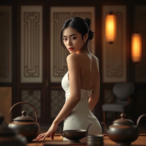 精致品茶茶艺室私密包间