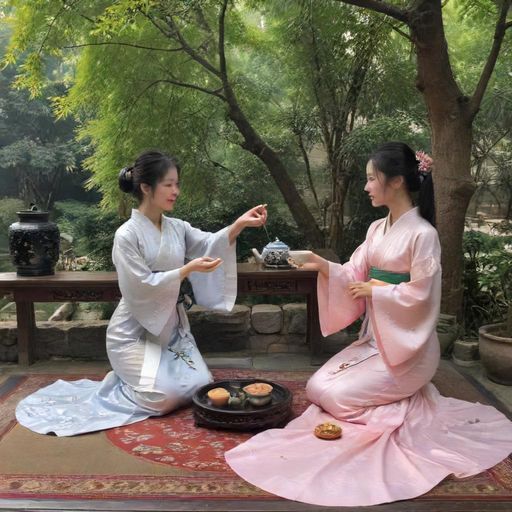 茶室里的欢乐时光