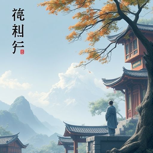 茶室花园宁静氛围