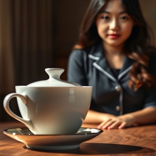 精致的茶具与茶汤