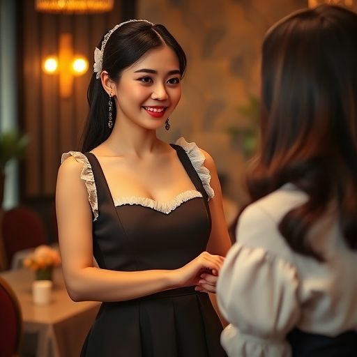专业服务人员与顾客互动场景