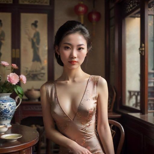 广州茶社夜场放松场景图