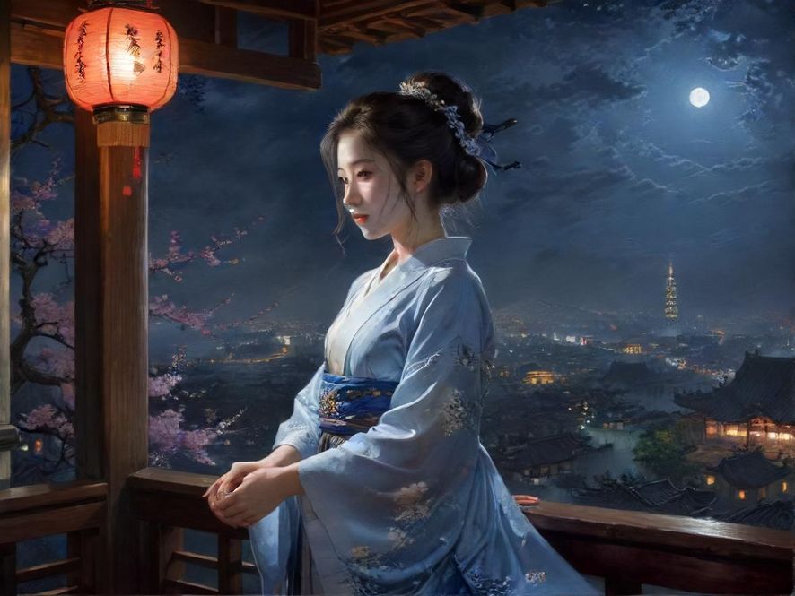 广佛夜色下的城市风光