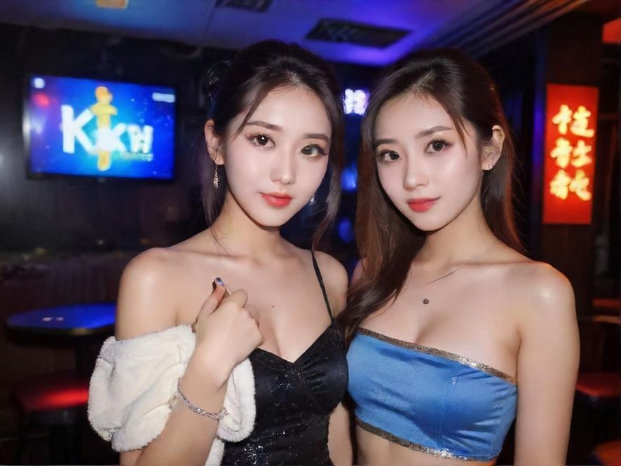 广州夜场KTV的奢华内饰与绚丽灯光