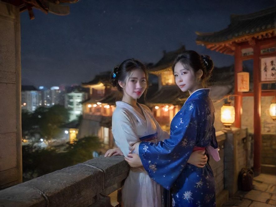 广州夜场霓虹灯光璀璨，展现城市夜景的独特魅力。