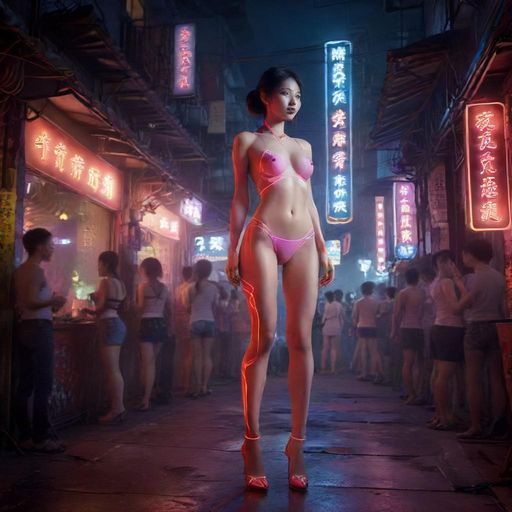 广佛夜场会所夜景氛围图