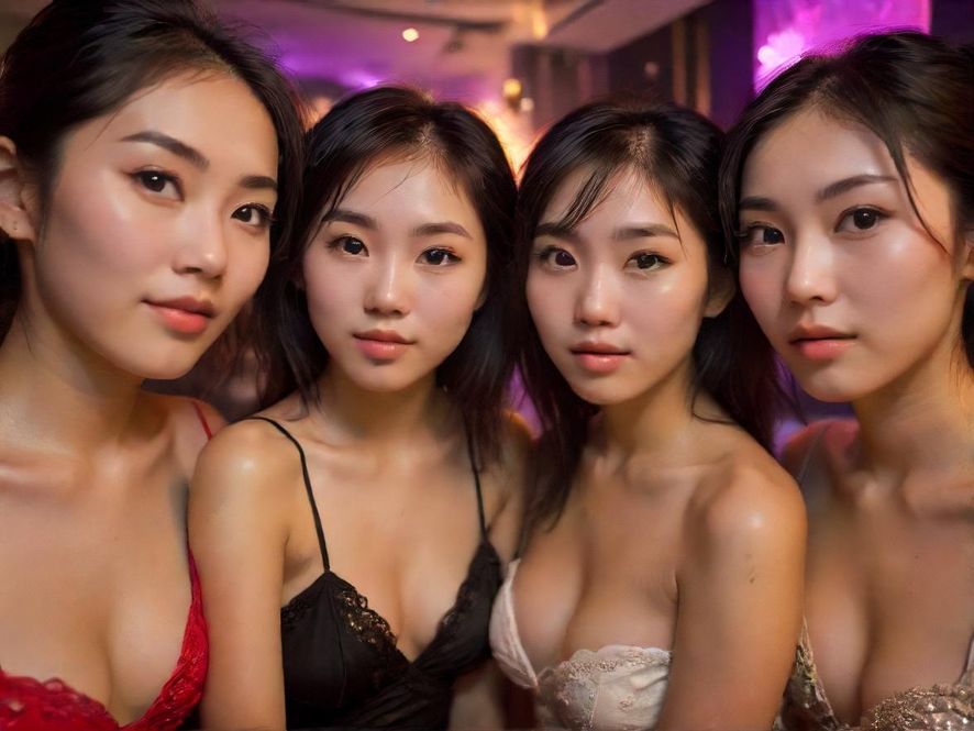 深圳QM学生活动夜景氛围