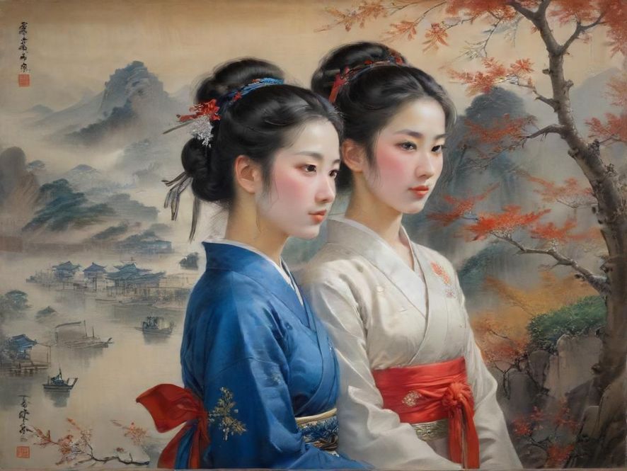 描绘了一个象征信息交流和社区互动的抽象图标