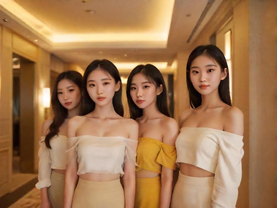 广佛私密会所内部，现代简约风格，柔和灯光营造温馨氛围。