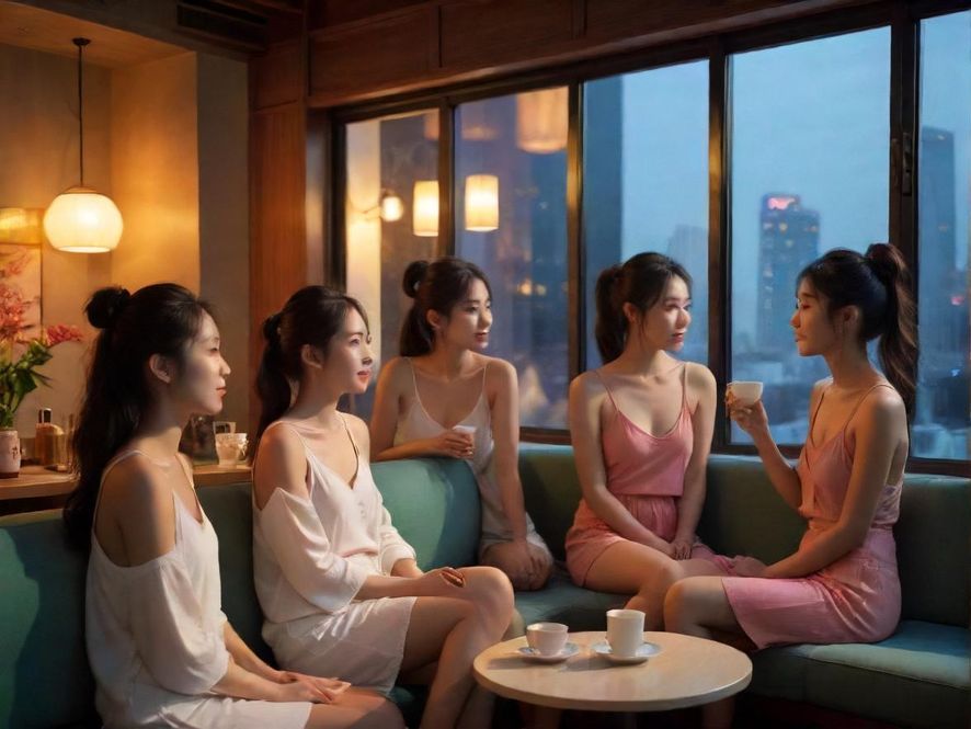 深圳会所窗边休闲场景
