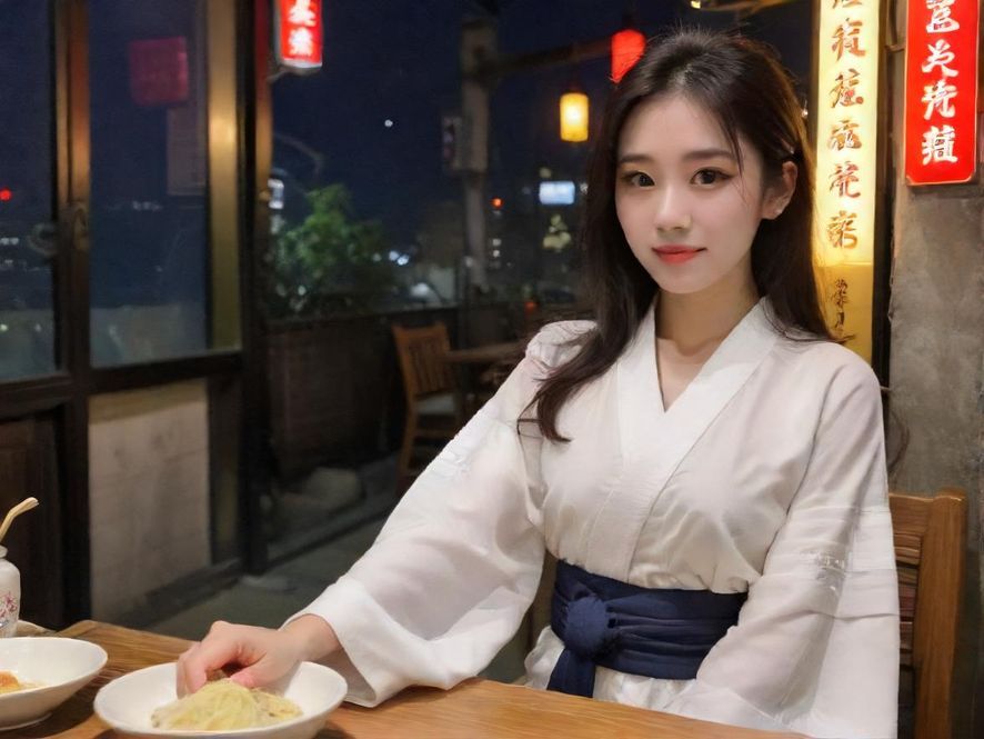 一家奢华夜店的入口，霓虹灯光闪烁，营造出电影般的视觉效果，吸引着寻求刺激的夜生活爱好者。