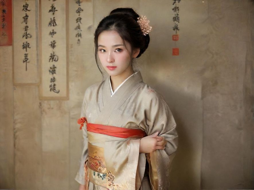 一位年轻女士坐在咖啡馆里，脸上带着惊喜的表情，专注地看着手中的手机屏幕，阳光透过窗户洒在她身上，营造出温馨舒适的氛围。
