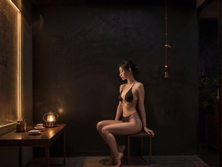 深圳高端茶会所私密包厢一角