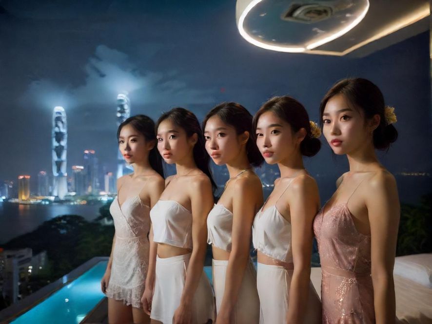 深圳夜生活热闹场景一瞥